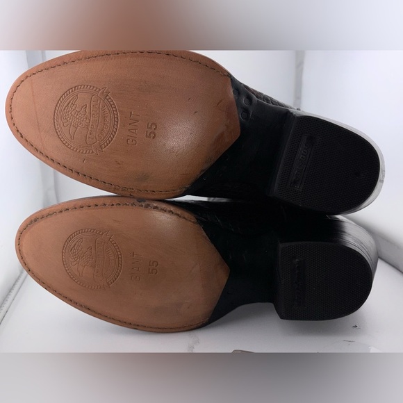 Men's Cowboy Exotic Handmade Black Jack 8D Caiman Belly Black Cherry $1300 MSRP​ - Picture 7 of 13